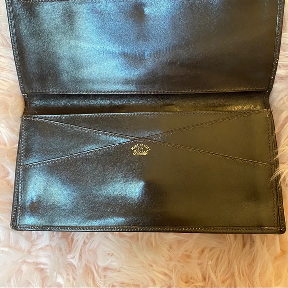 Vintage 70s Gucci Sherry Line Bifold Wallet - Picture 8 of 13